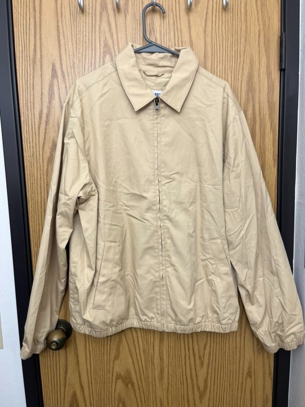 Old Navy Tan Lightweight Windbreaker Jacket Large